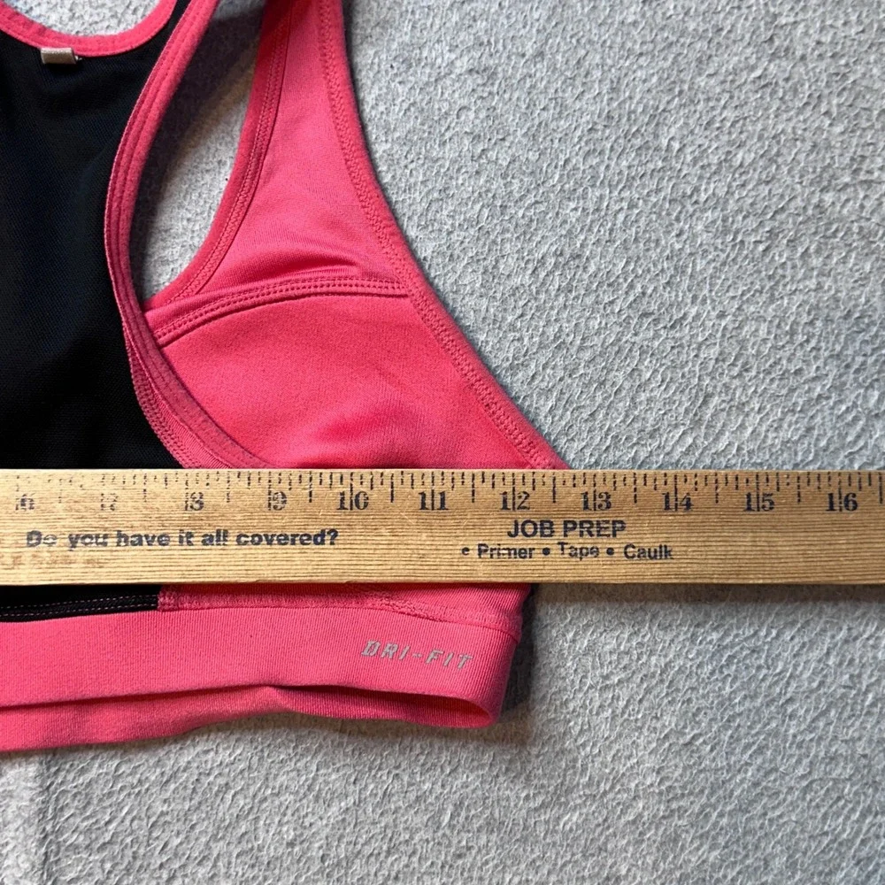 Nike Sports Bra Womens XS‎ Pink 362767-622 Dri-FIT Racerback Mesh Training Gym